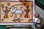 Introduction to India Folk Art- How to make Sohrai Paintings