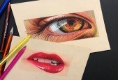 Drawing Painting with Ballpoint Pen- Art of Pen Drawing