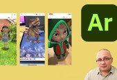Augmented Reality (AR) with Adobe Aero.
