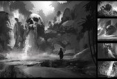 Sketching Pirate Landscapes in Photoshop