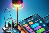 Arduino Multicolor RGB LED Lamp Controlled Using Bluetooth