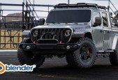 BLENDER- Creating Jeep Gladiator Rubicon from A to Z