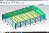 EU3 Steel Warehouse Design in Tekla Structural Designer