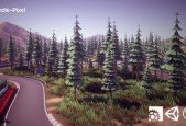 Procedural Race Tracks Houdini 17.518 and Houdini Engine