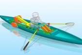 Create a Rowboat Mechanism Using Siemens Solid Edge