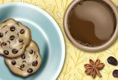 Create a Flat Lay Hot Cocoa Cookies Artwork in Procreate