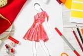Become Fashion Designer, Draw Fashion Sketches Note Book