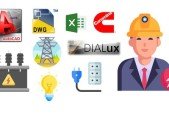 Electrical distribution L.V Design AutoCAD, Dialux and ETAP