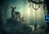 Photoshop advanced manipulation course The great deer