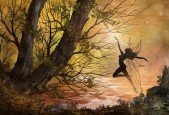 Photobashing and Digital Painting "The Dance of the Fairy"
