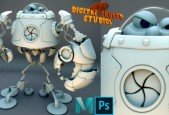 Modeling and Rendering a Robot in Maya 2020 Vol. 2