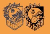 Desenho de estampas