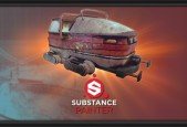 Build a Coaster Cart Game Asset in Maya with Substance