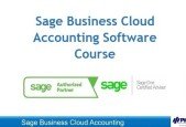 Sage Business Cloud Accounting Course