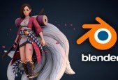 Stylized texturing for video games with Blender