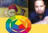 Color theory and impressionist oil painting artwork