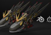 Sci-Fi Sneaker Design in Blender