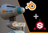CREATE STAR WAR ROBOT WITH BLENDER AND SUBSTANCE PAINTER