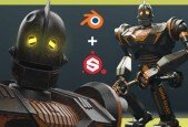 BLENDER- How to create and rig the Iron Giant