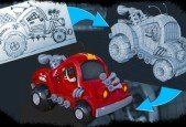 Learn to Model a Cartoon Car in Maya