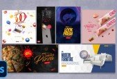 Adobe Photoshop CC- Social Media Banner Ads Design