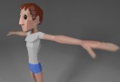 Model a Low Polygon Character in Autodesk Maya 2018