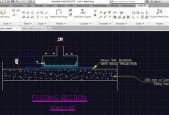 Structural drawing of RC members with CAD RCRebarCAD