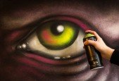 How to Spray Paint Eyes