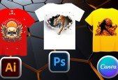 T-Shirt Design Bootcamp- Photoshop, Illustrator Canva