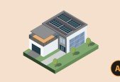 3D House Illustration with Adobe Illustrator for beginner