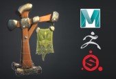 Model And Texture Stylized Props for Videogames 2018