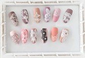 Nail Art Course Lace Design