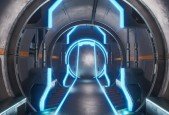 Futuristic Sci-Fi Game Environment in Blender_2