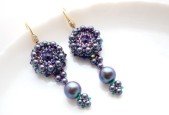 Beading Techniques- Create Stylish Orb Dangle Earrings