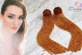 Learn How To Create Seed Bead Beaded Long Clip On Earrings