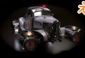 Creating a retro futuristic car in Blender