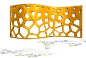Voronoi Pattern using Attractors Surface Rhino Grasshopper