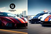 Unreal Ultimate Vehicle, Drivable Racing Chasing Mechanics
