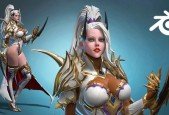 3D Female Armored Assassin in Blender course