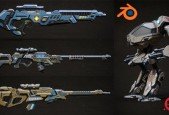 Blender 2.81 Substance painter Sci fi asset creation