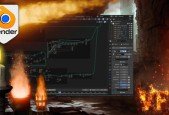 Blender Geometry Node Fire Animation