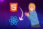 HTML to React Template Convert- Full Complete Guided Project