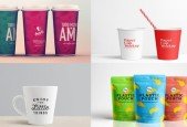 Product Packaging Labels Design in Illustrator Photoshop