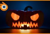 Blender- Create a Jack-o'-Lantern Scene (Beginner Course)