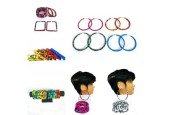 Jewelry making- African Print Hoops Bangles.