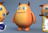 3D Character Creation in Cinema 4D- Modeling a Happy Monster