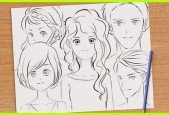 Dibujar cabello anime