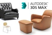 3ds max and Vray advanced course. Furniture modeling.