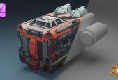 Spaceship Concept Art with Affinity Photo and Blender