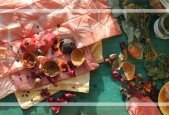 Natural Dyeing Upcycling Fabrics with Kitchen Waste